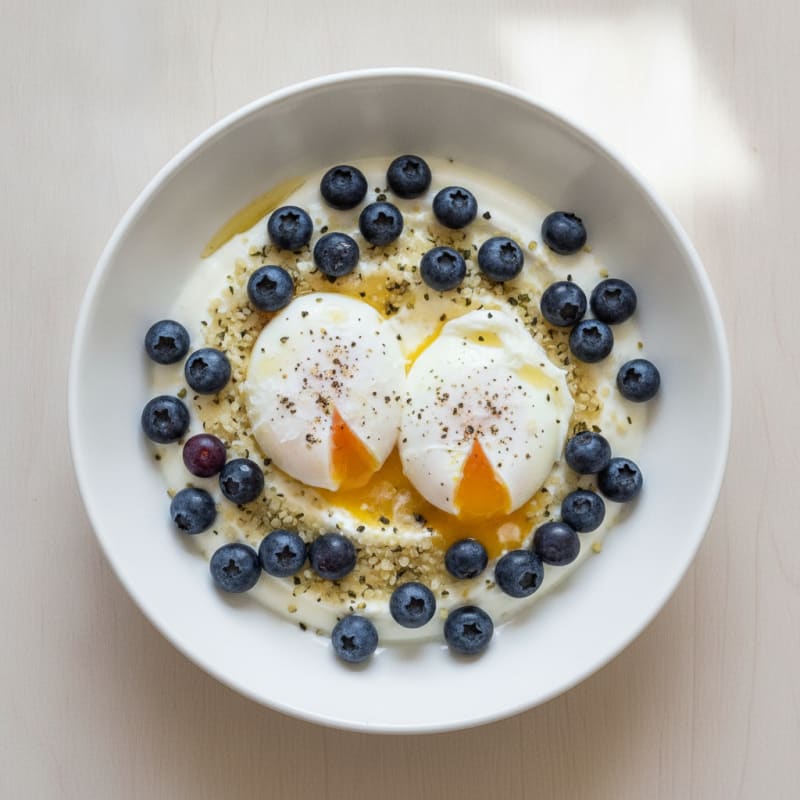 Savory and Sweet Protein Yogurt Bowl