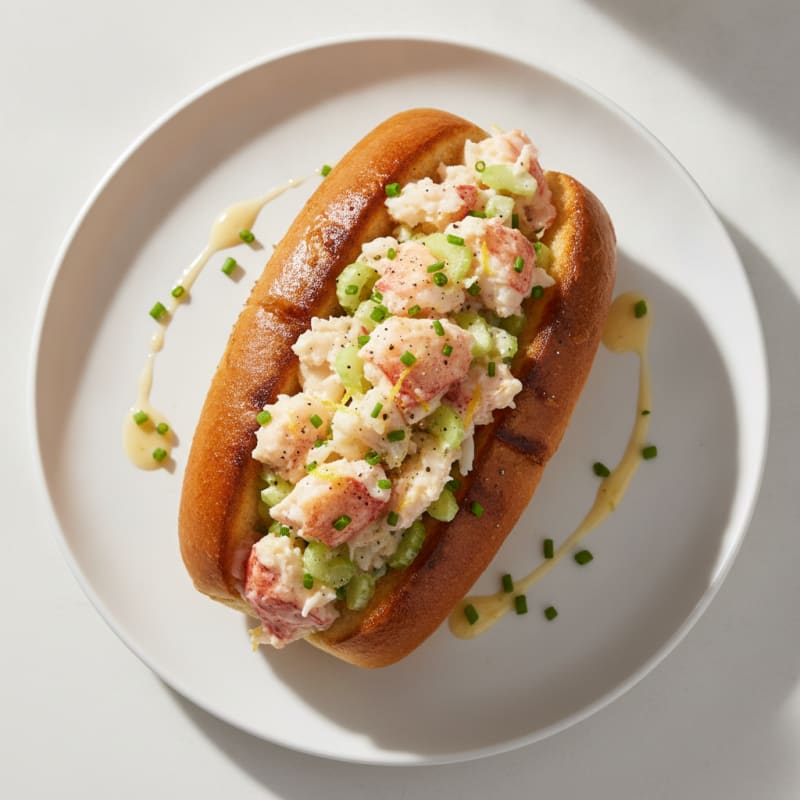 Classic Lobster Roll with Lemon Aioli