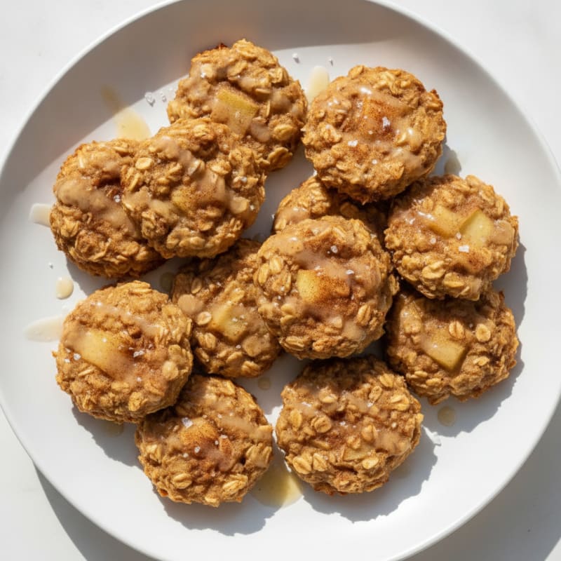 Baked Apple Cinnamon Oatmeal Bites