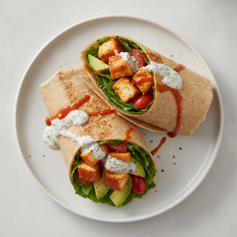 Buffalo Ranch Chicken Wrap