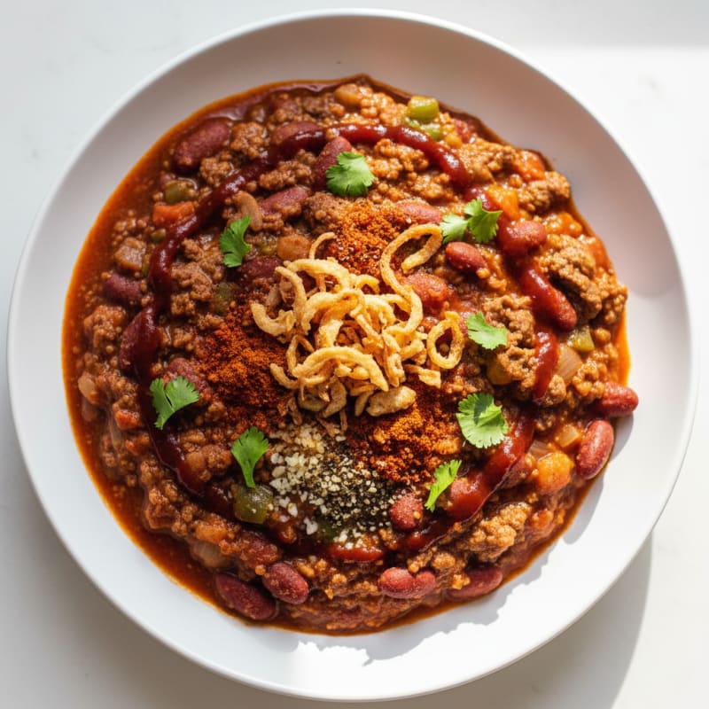 Hearty Slow Cooker Beef Chili