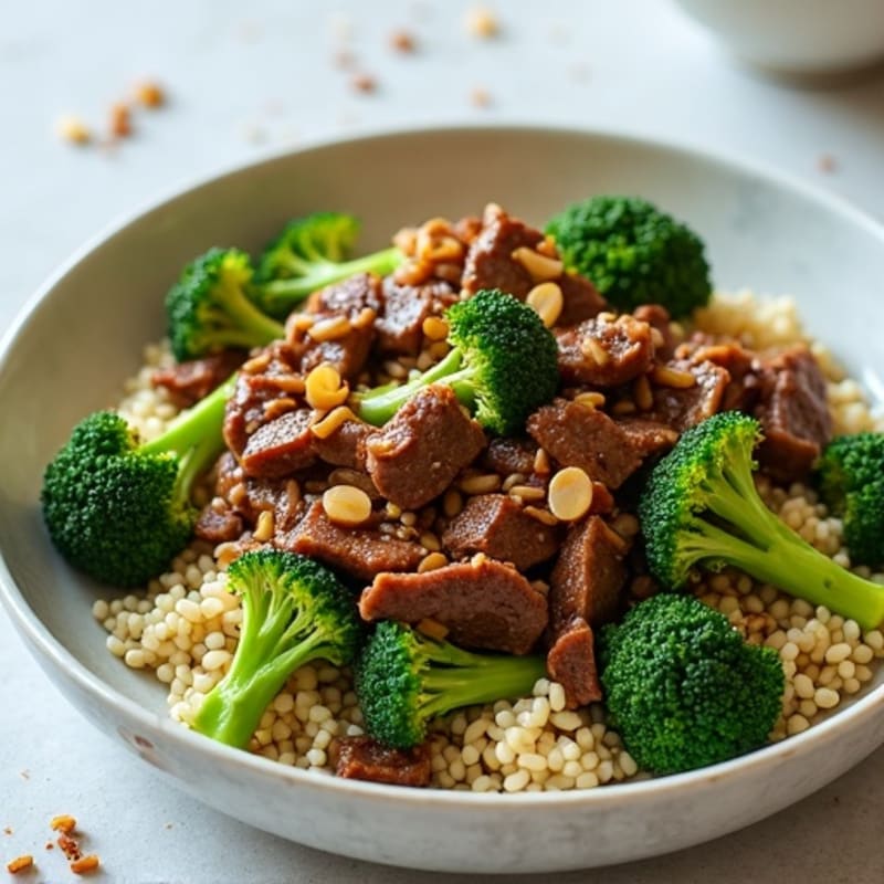 Garlic Ginger Beef and Broccoli Stir-Fry