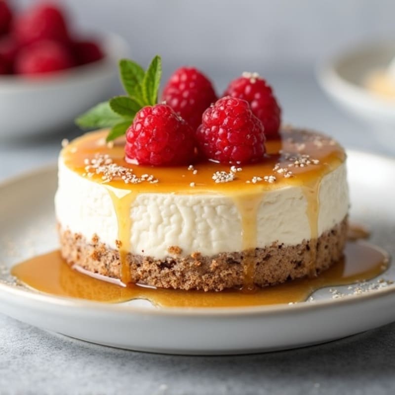 Creamy Greek Yogurt Protein Cheesecake