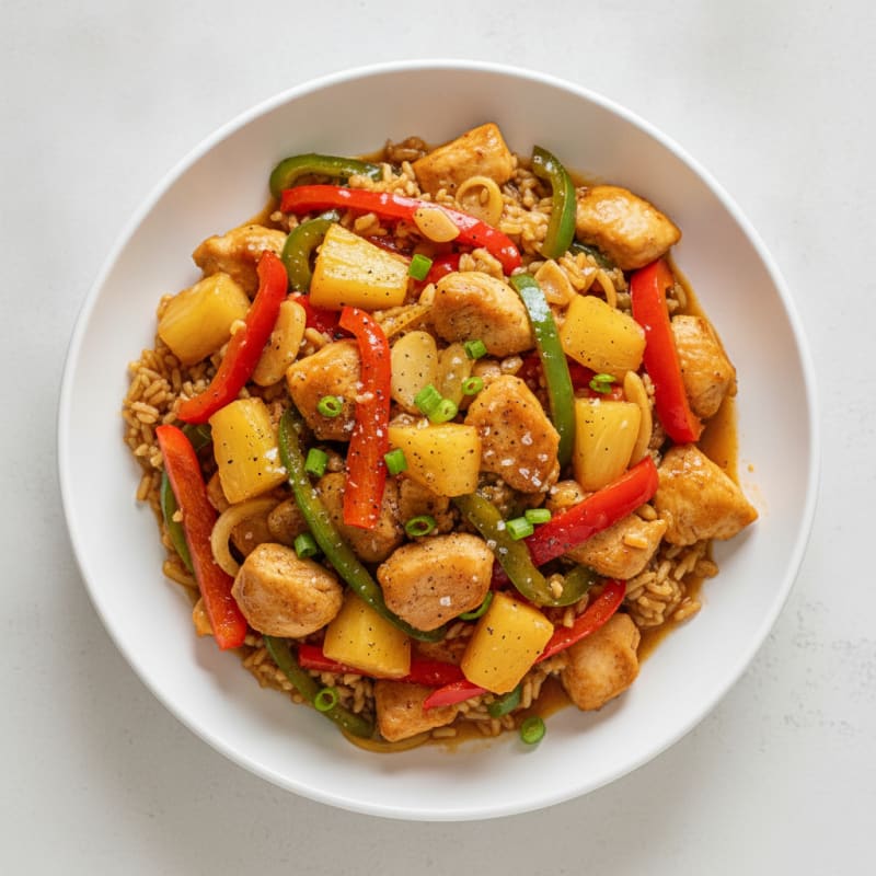 Sweet and Sour Chicken Stir-Fry