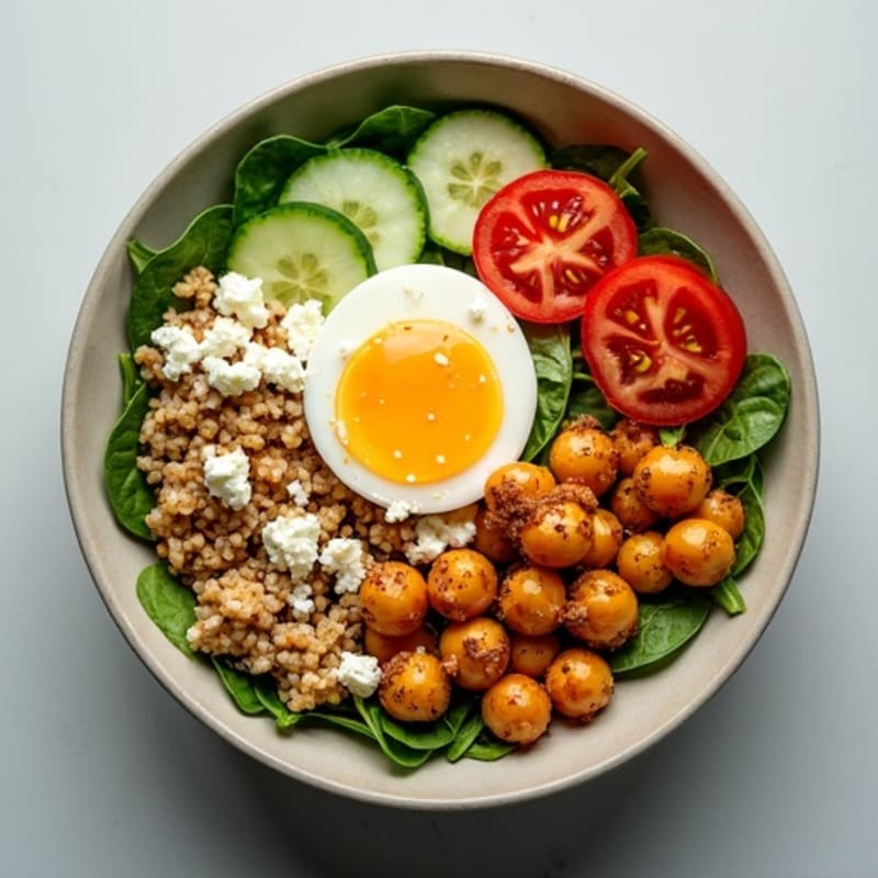 Crispy Roasted Chickpea Buddha Bowl