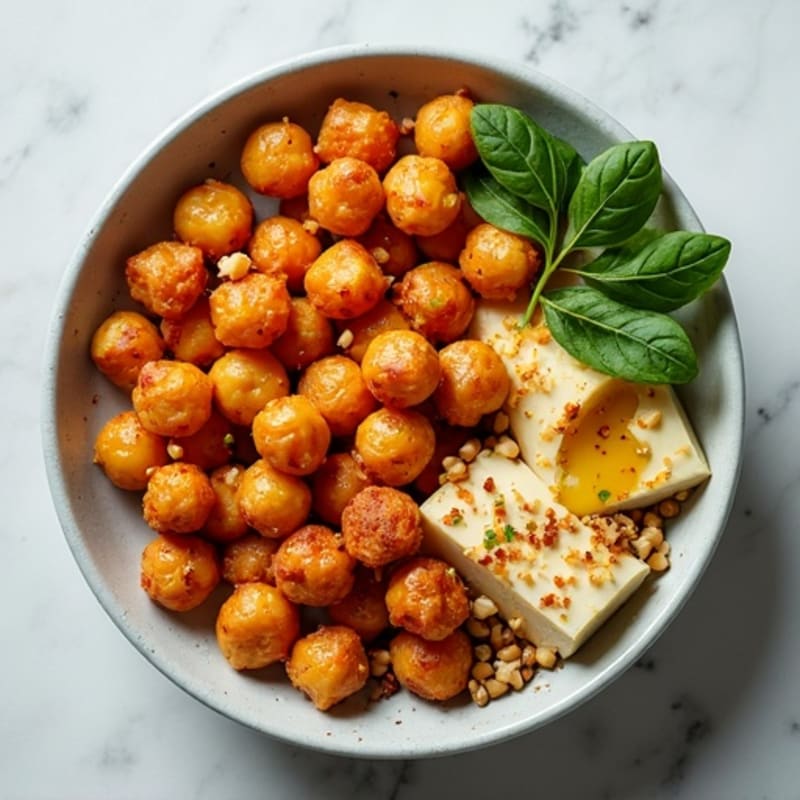 Crispy Roasted Chickpeas with Spicy Herbs