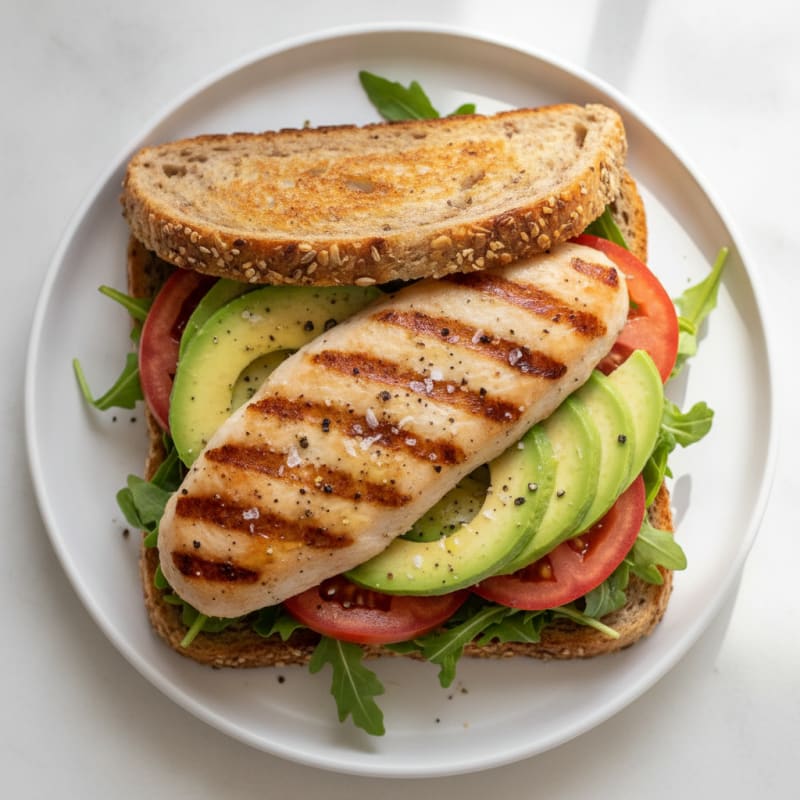 Grilled Chicken and Avocado Sandwich