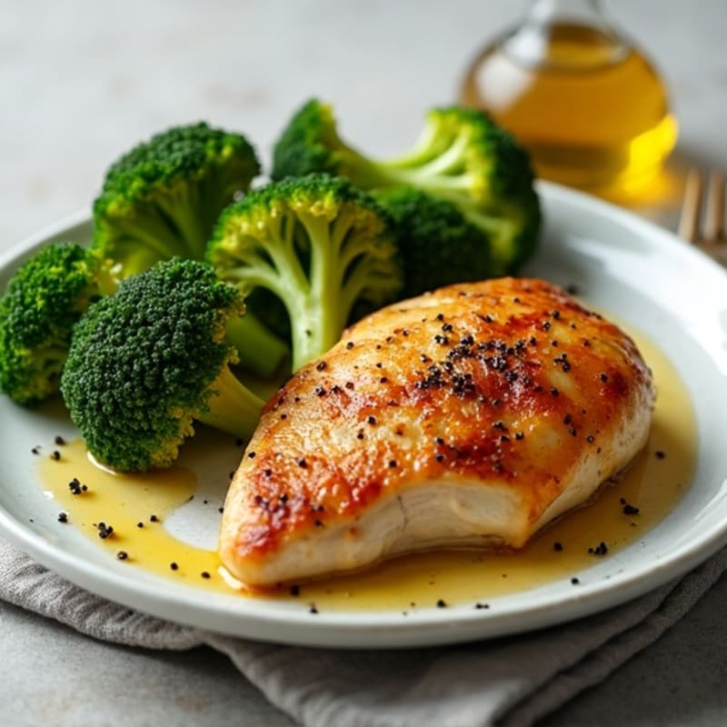 Sheet Pan Roasted Chicken and Crispy Broccoli