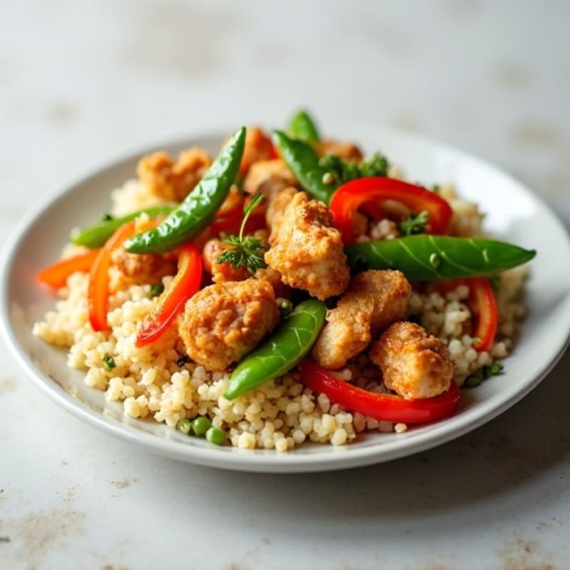 Cauliflower Rice Chicken Stir-Fry