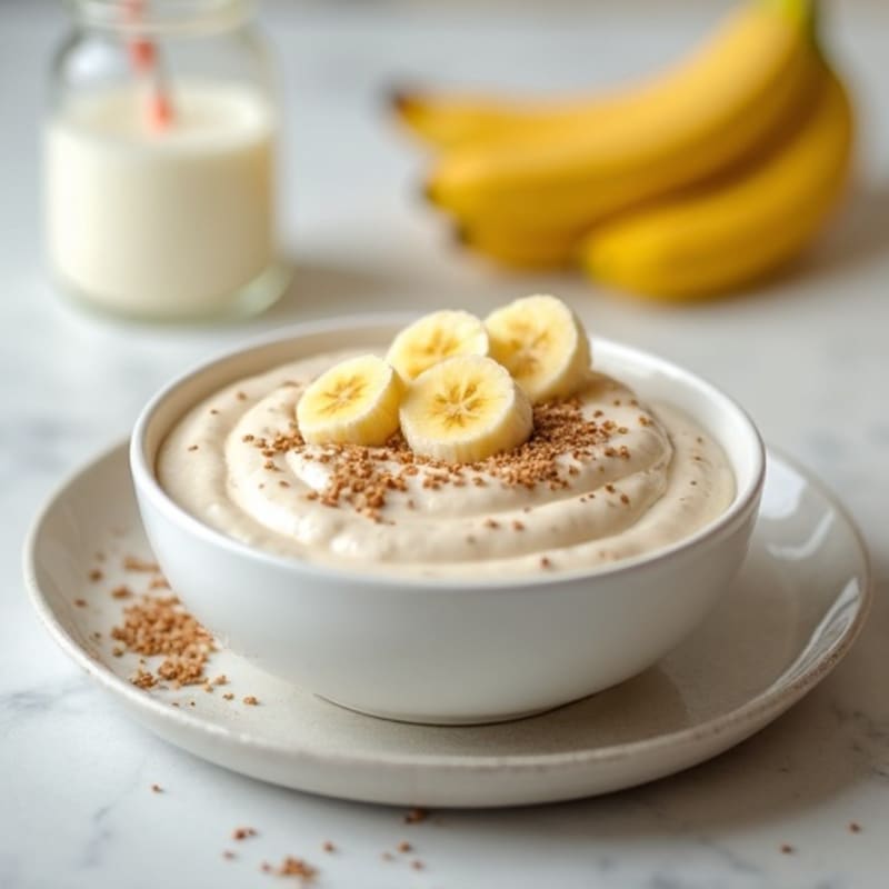 Creamy Banana Chia Pudding Bowl