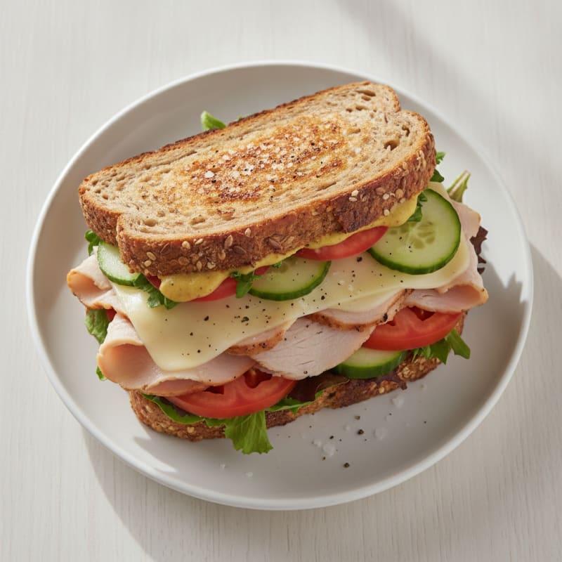 Classic Turkey and Provolone Sandwich