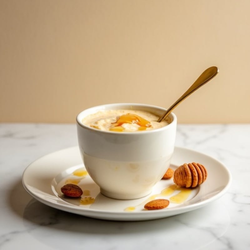 Silky Greek Yogurt Protein Pudding with Almond Butter