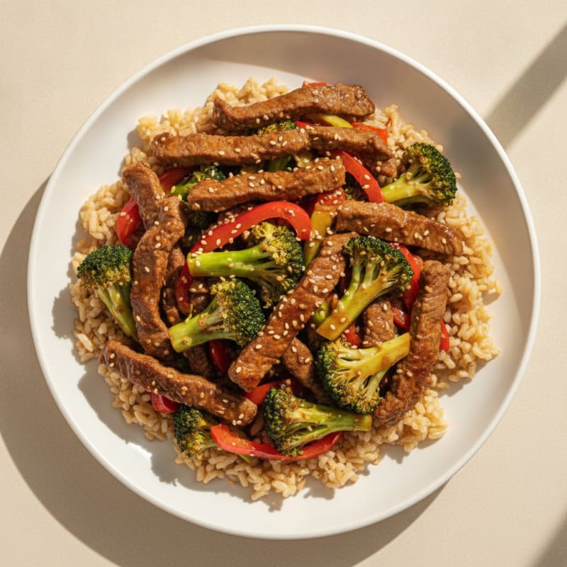Ginger-Garlic Beef Stir-Fry