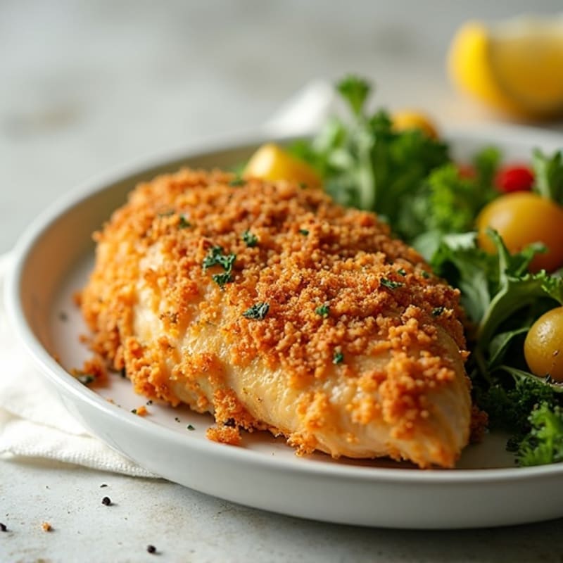 Crispy Baked Buttermilk Chicken with Herbs