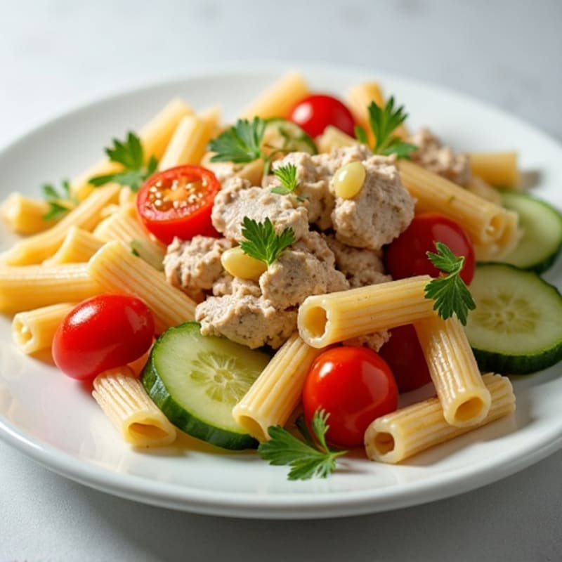 Tuna and Veggie Pasta Salad