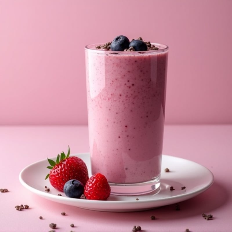 Creamy Berry Protein Smoothie