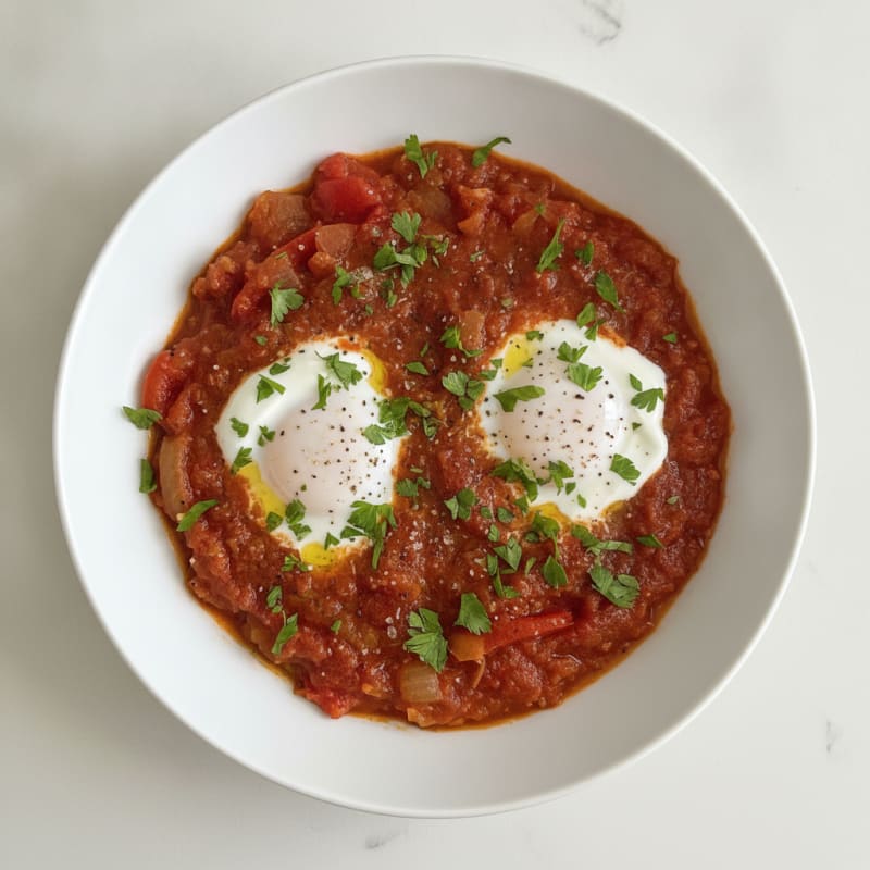 Spiced Tomato and Poached Egg Shakshuka
