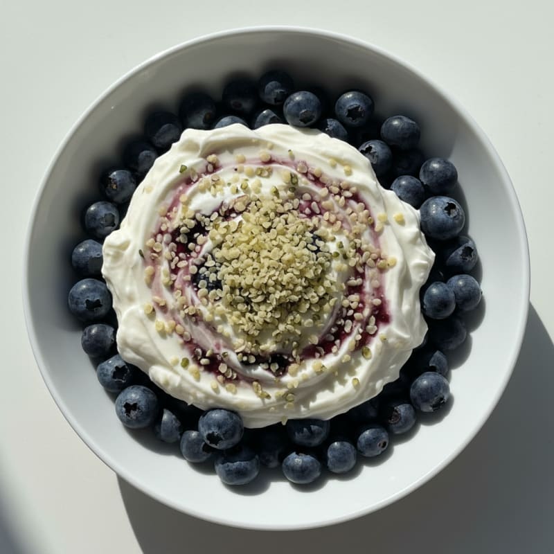 Silky Greek Yogurt Protein Parfait with Berries