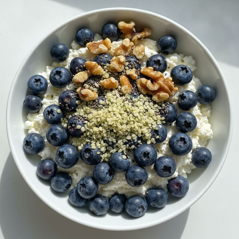 Cottage Cheese and Berry Protein Parfait