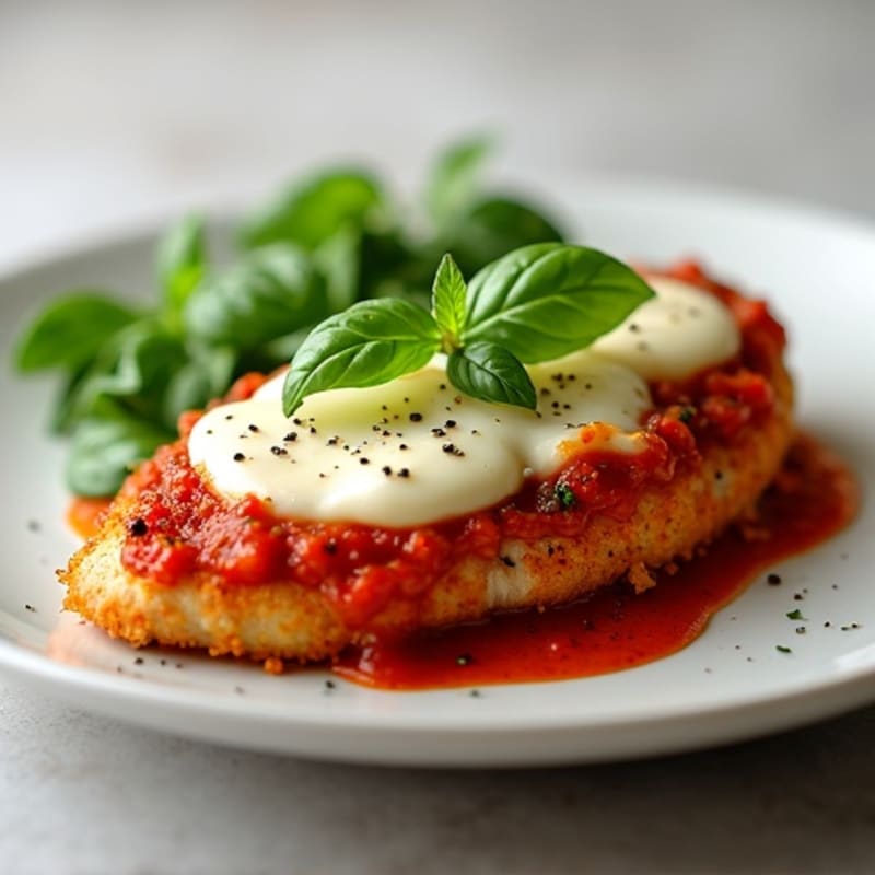 Crispy Baked Chicken Parmesan with Fresh Herbs