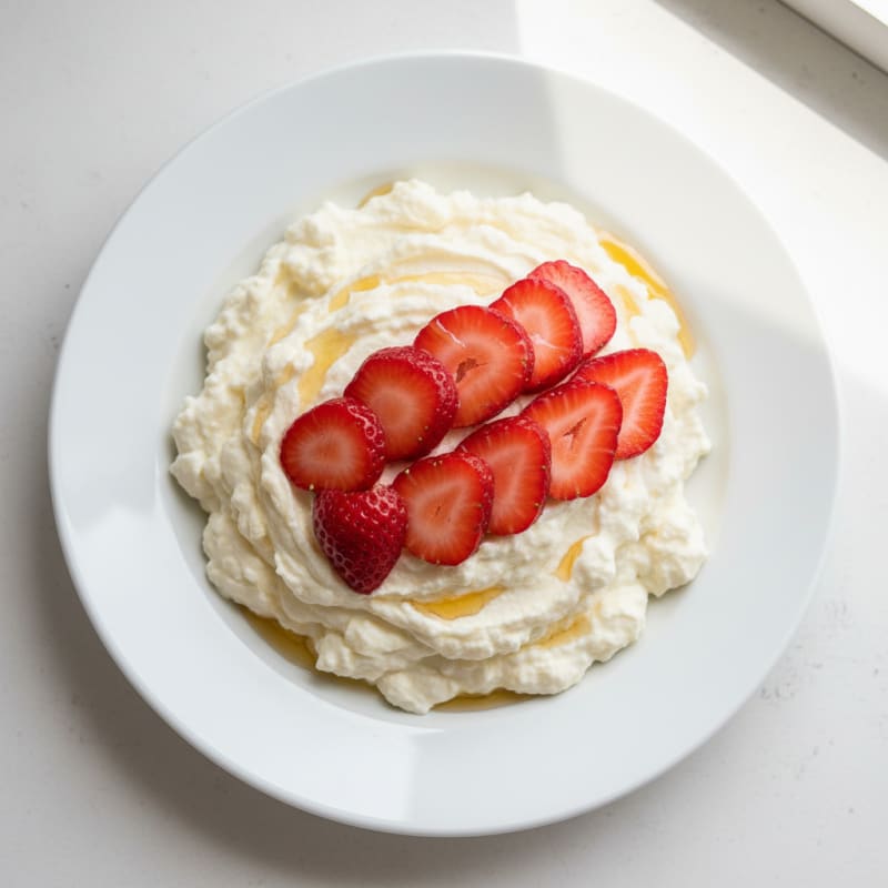 Silky Cottage Cheese Protein Mousse with Fresh Fruit