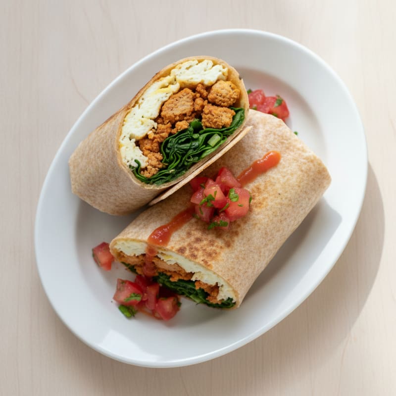 Hearty Breakfast Burritos with Chorizo