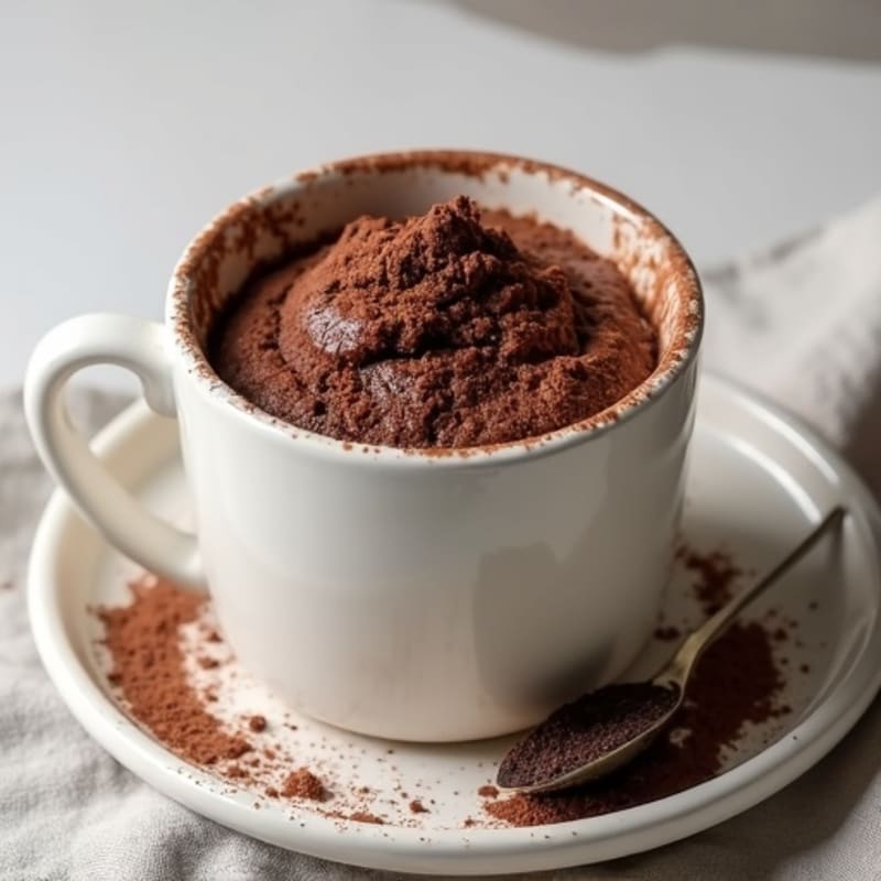 Healthy Chocolate Protein Mug Cake