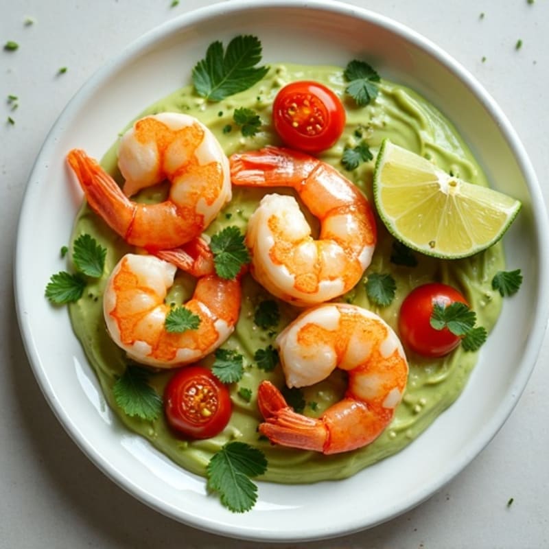 Fresh Citrus Marinated Shrimp with Creamy Avocado