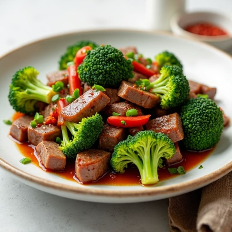 Garlic Ginger Beef and Broccoli Stir-Fry