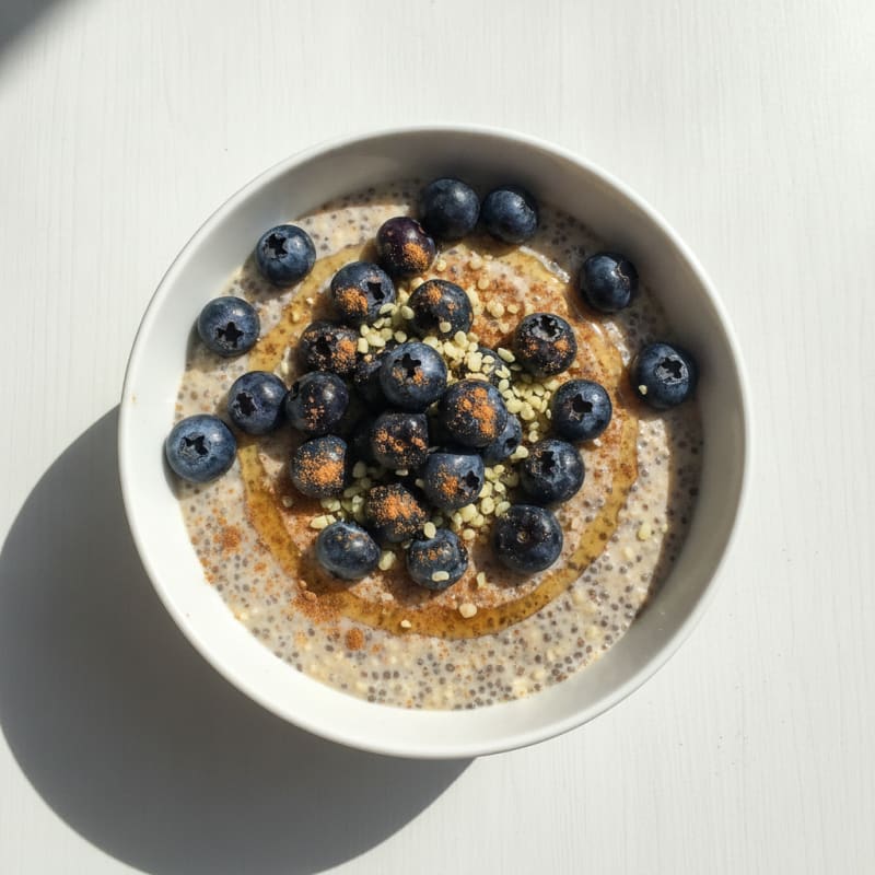 Blueberry Chia Seed Pudding