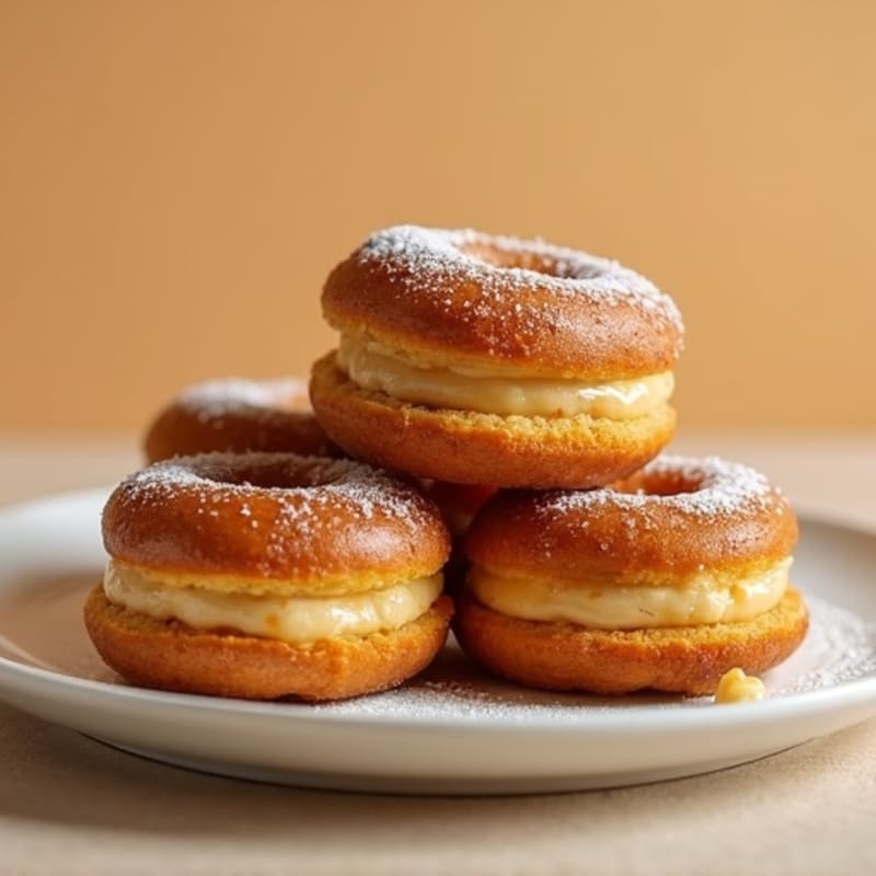Baked Pumpkin Spice Protein Donuts
