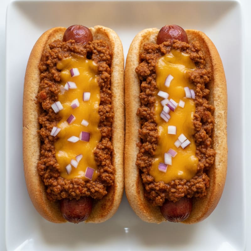 Classic Chili Cheese Hot Dogs