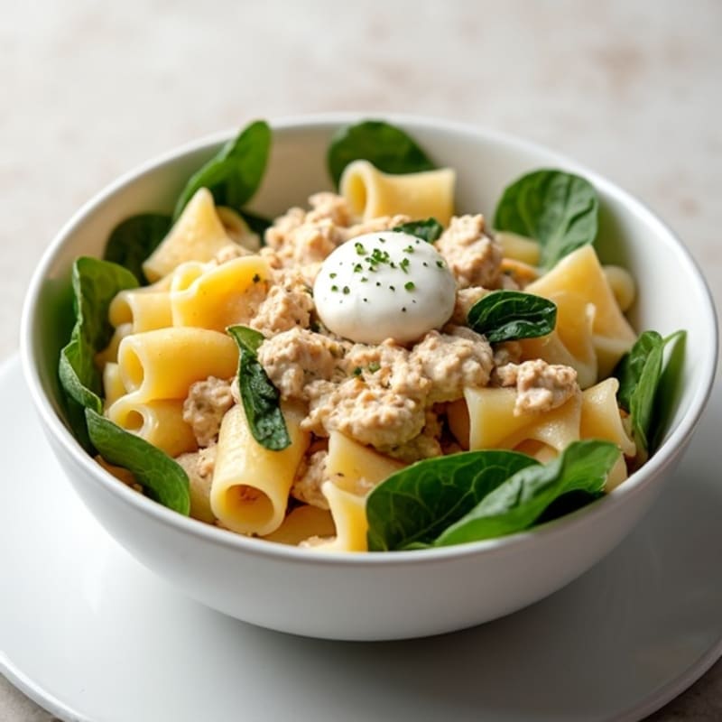 Creamy Tuna Potato Pasta Bowl
