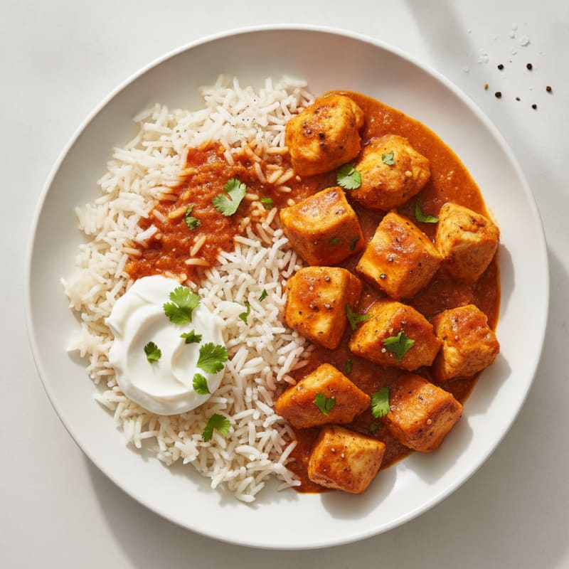 Spiced Butter Chicken with Basmati Rice