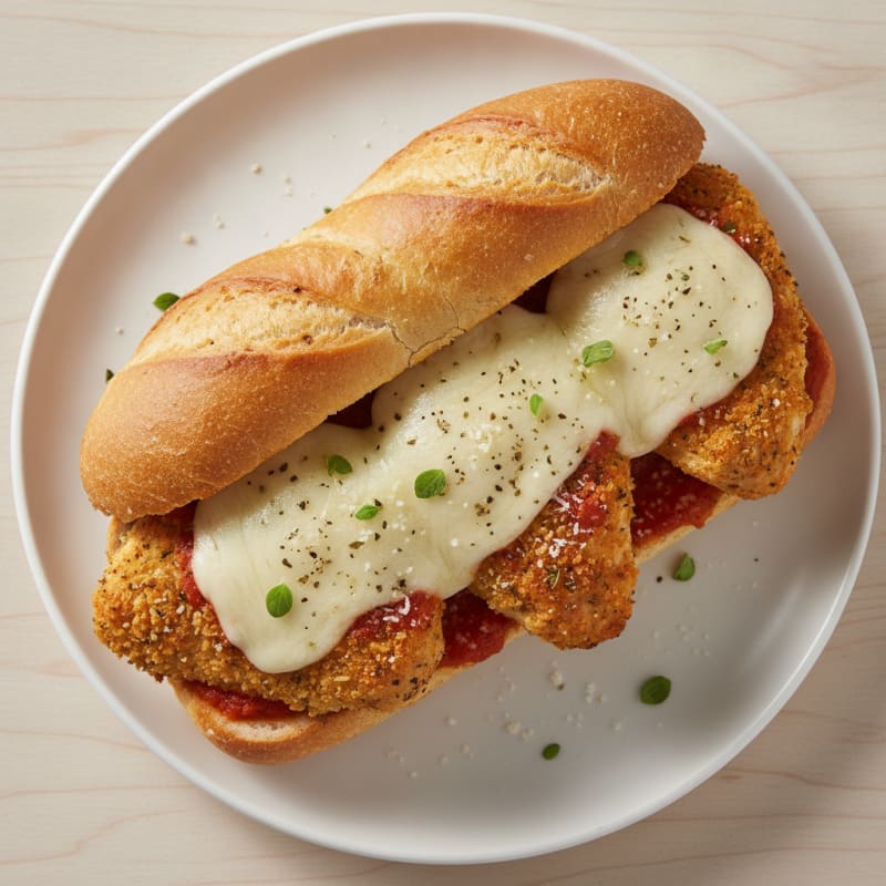 Baked Chicken Parmesan Sub