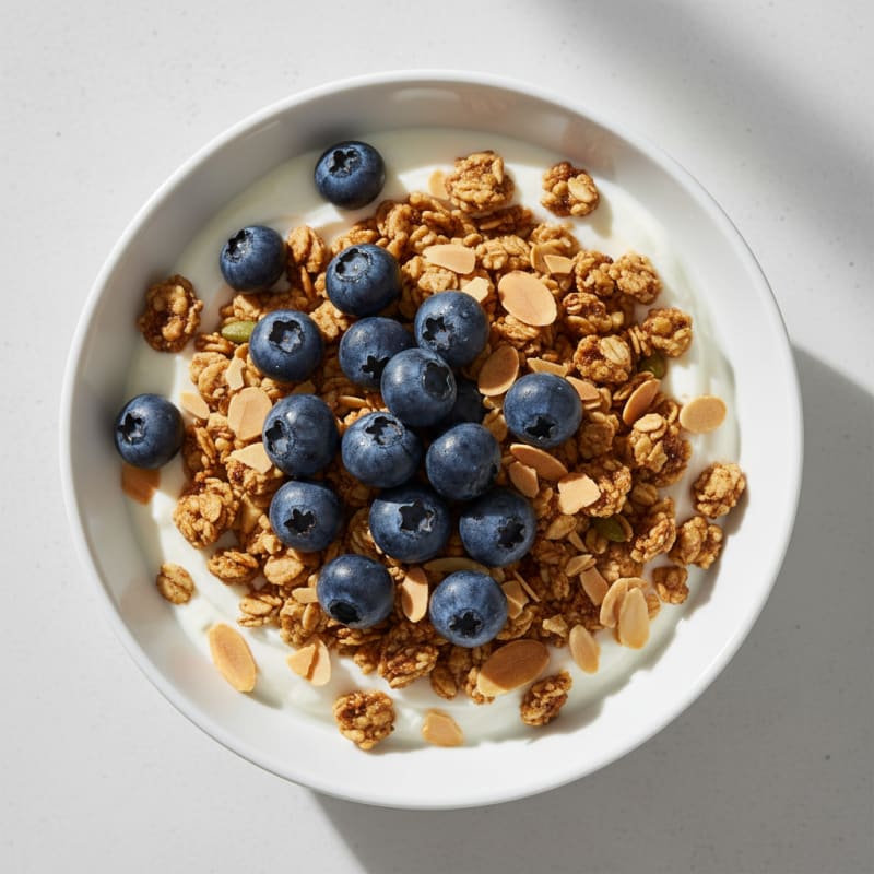 Muesli with Skyr and Fresh Berries