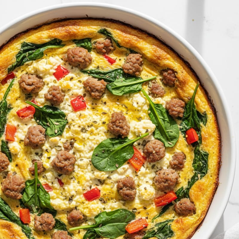 Savory Egg and Sausage Bake