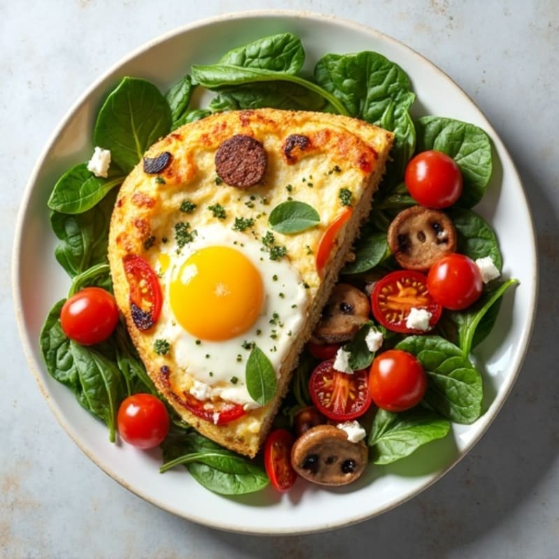 Protein-Packed Egg White Veggie Frittata