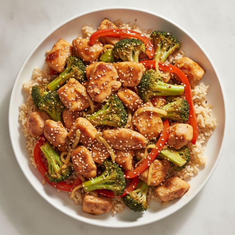 Teriyaki Chicken and Broccoli Stir-Fry