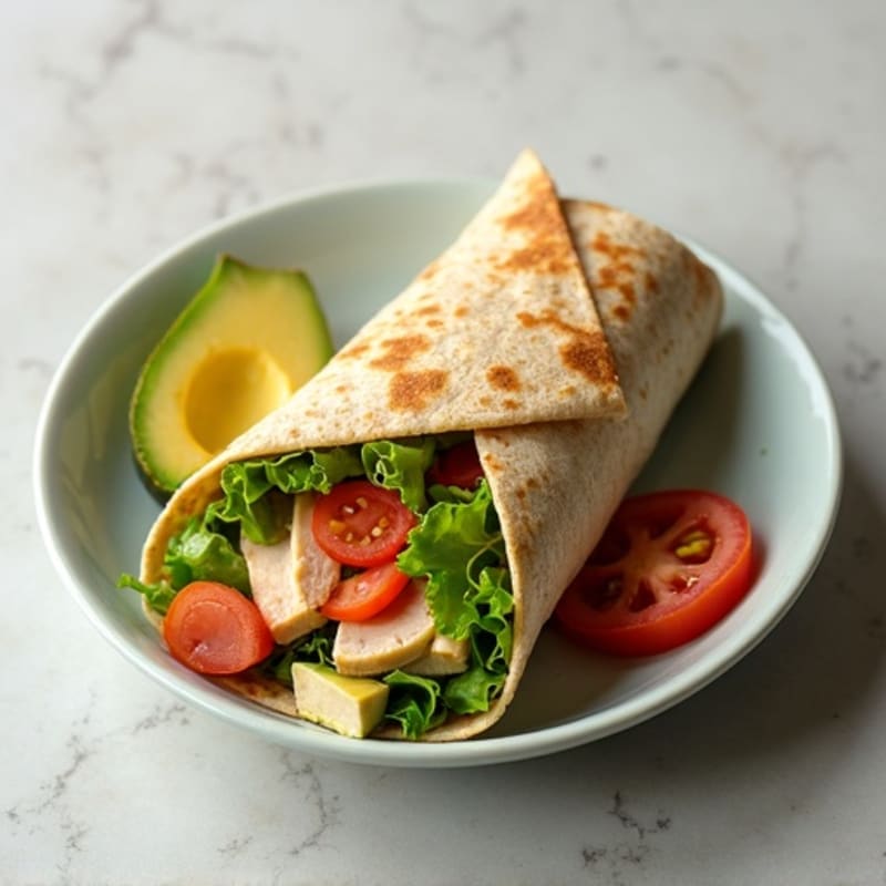 Fresh Turkey Avocado Wrap