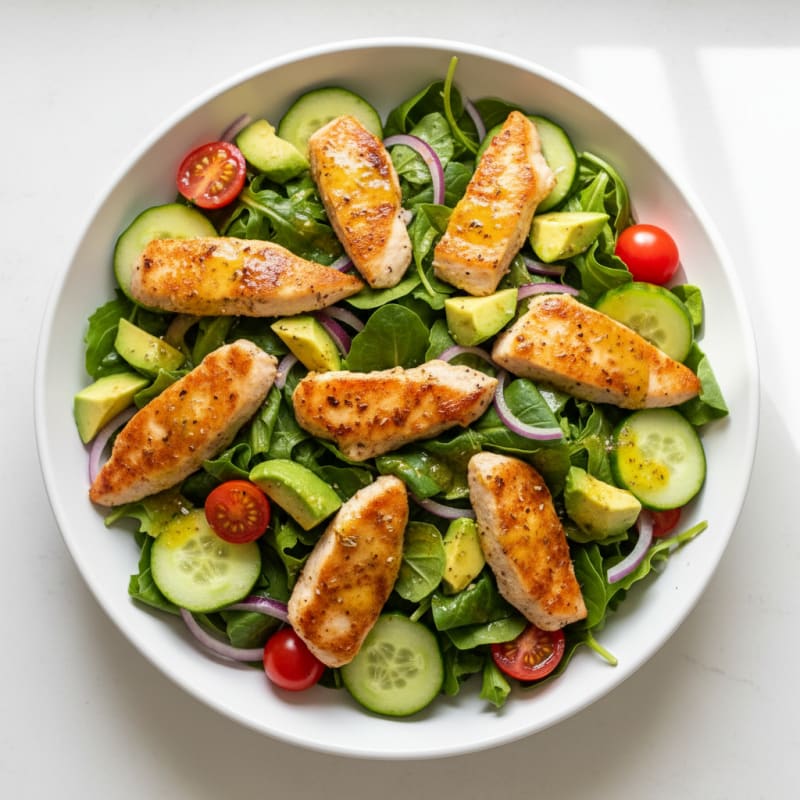 Quick Lemon Herb Chicken Salad
