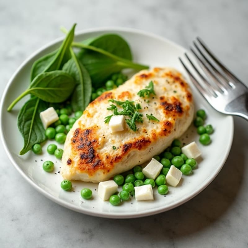 Creamy Pea and Chicken Bake