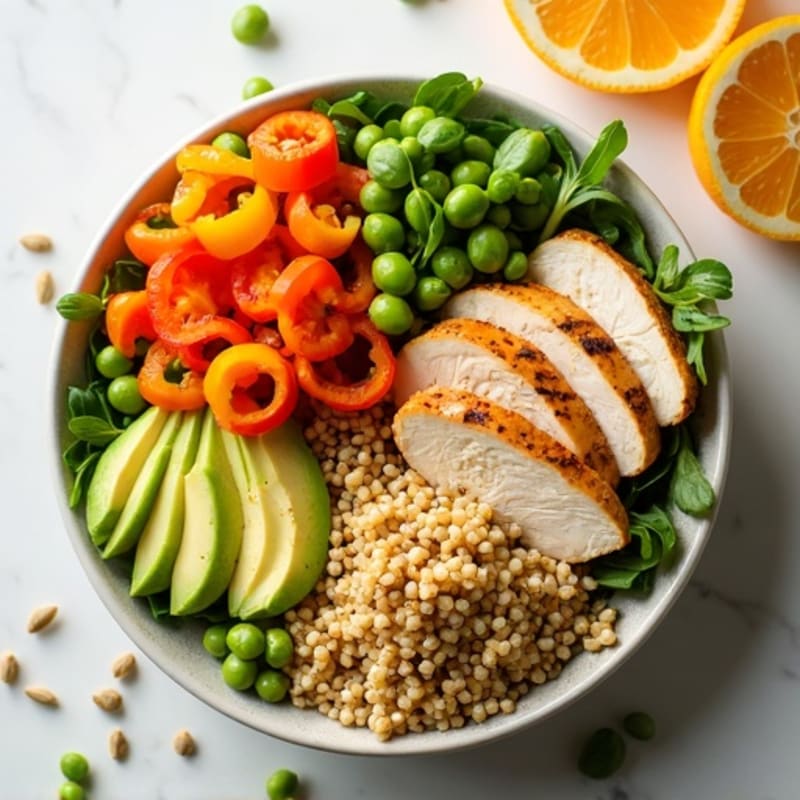 Fresh Citrus Avocado Crunch Bowl