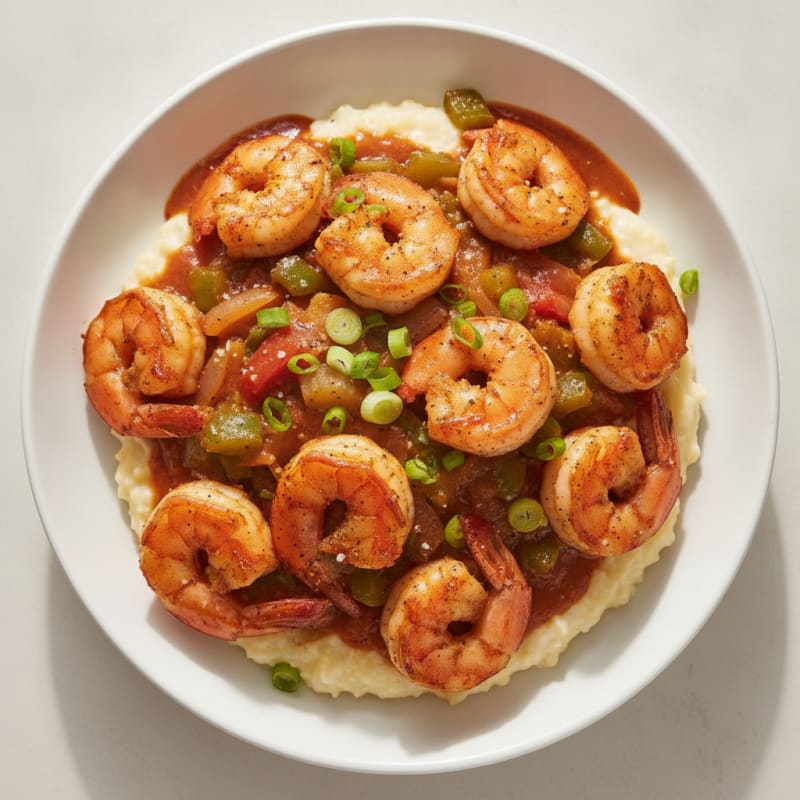 Cajun Shrimp and Grits