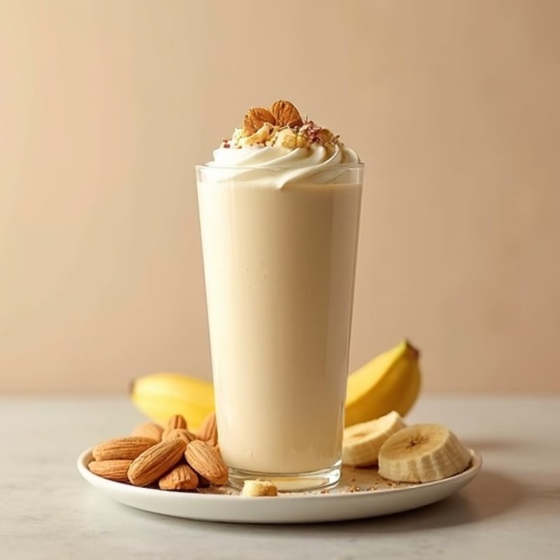 Creamy Vanilla Almond Protein Smoothie