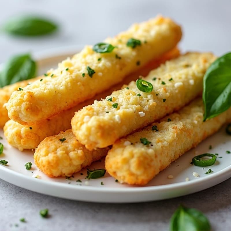Herb-Garlic Cauliflower Breadsticks
