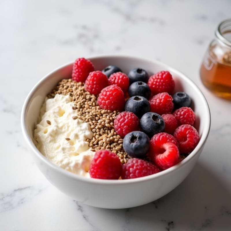 Cottage Cheese and Berry Protein Bowl