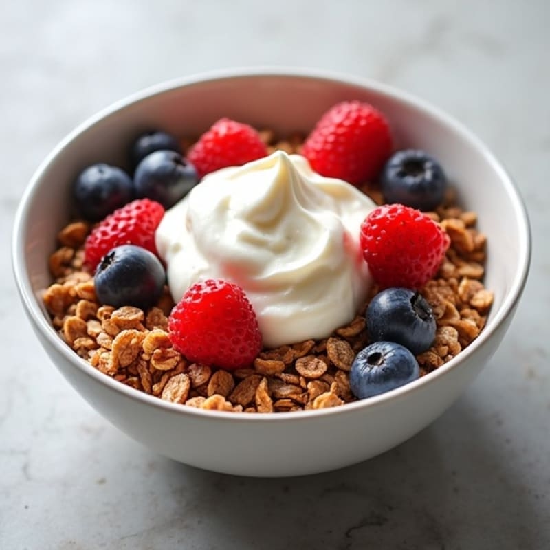 Protein-Packed Berry Oatmeal Bowl