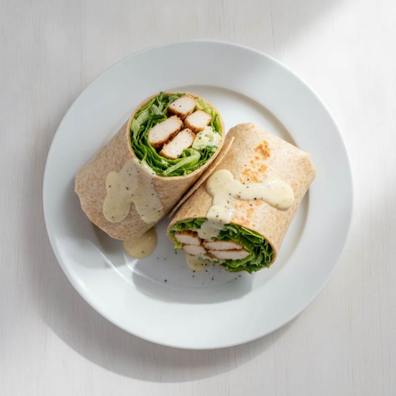 Chicken Caesar Salad Wraps