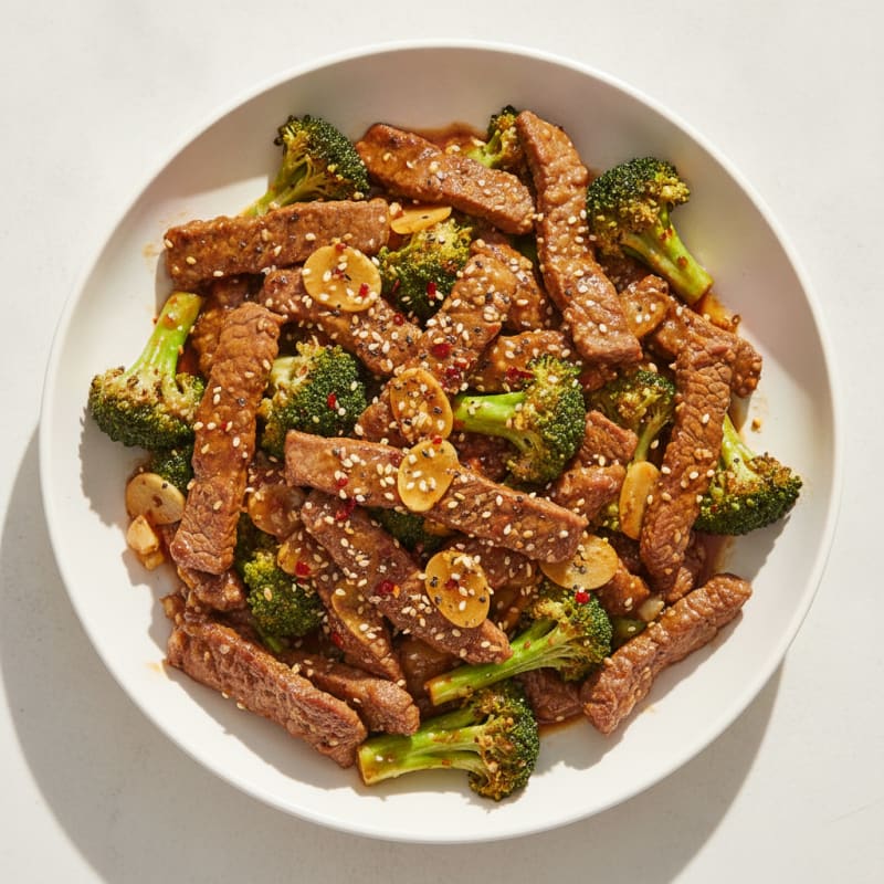Sesame Beef & Broccoli Stir-Fry
